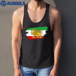 Iran For Women and For Men Iranian Flag Lion Persian Tank Top