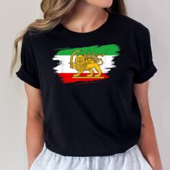 Iran For Women and For Men Iranian Flag Lion Persian T-Shirt