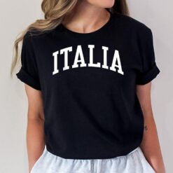 Italy Italia College University Style T-Shirt