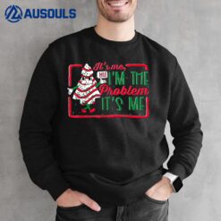 It's Me Hi I'm The Problem It's Me Christmas Tree Cake Kids Sweatshirt