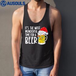 It's The Most Wonderful Time For A Beer Christmas Drinking Tank Top