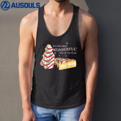 Its The Most Wonderful Time Of The Year Snack Cake Christmas Tank Top