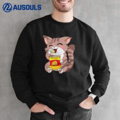 Japanese Kawaii Anime Chips Cat Sweatshirt