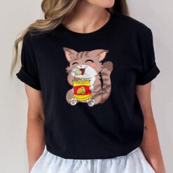 Japanese Kawaii Anime Chips Cat T-Shirt