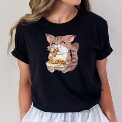 Japanese Kawaii Anime Pizza Cat T-Shirt