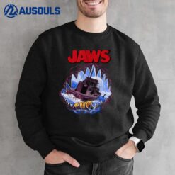 Jaws Mouth View Of Orca Poster Style Sweatshirt