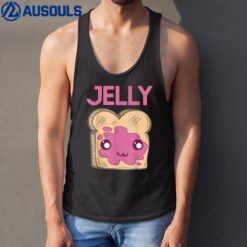 Jelly Funny Matching Peanut Butter and Jelly Couple Tank Top