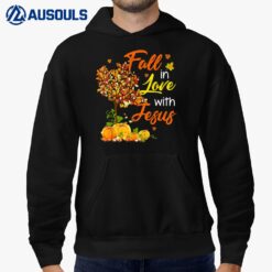 Jesus Autumn Fall in love with Jesus Thanksgiving Hoodie