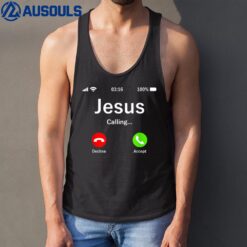 Jesus Is Calling Christian Tank Top