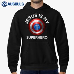 Jesus Is My Superhero Comic Book Christian Christmas Hoodie
