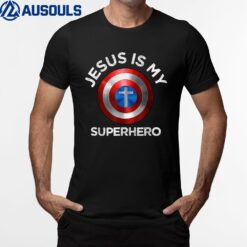 Jesus Is My Superhero Comic Book Christian Christmas T-Shirt