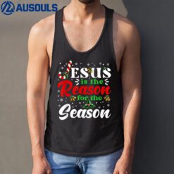 Jesus Is The Reason For The Season Christmas X-Mas Christian Tank Top