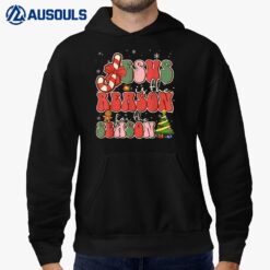 Jesus Is The Reason For The Season Funny Christmas Groovy Ver 1 Hoodie