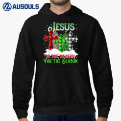 Jesus Is The Reason For The Season Holiday Christmas Pyjama Hoodie