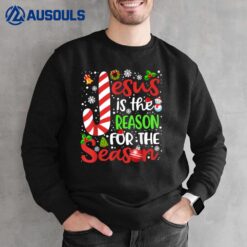 Jesus Is The Reason For The Season Womens Christmas  Ver 2 Sweatshirt