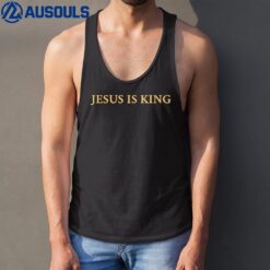 Jesus is King Christian Tank Top