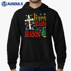 Jesus is The Reason for The Season Christian Faith Christmas Hoodie