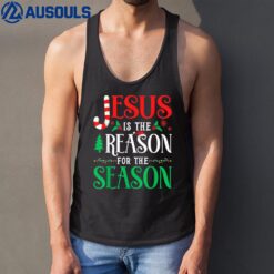 Jesus is the Reason for the Season Christmas Xmas Tank Top