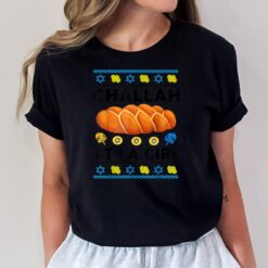 Jewish Ugly Hanukkah Challah At Ya Girl Chanukah Kid Toddler T-Shirt