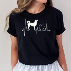 Jindo Dog Heartbeat EKG My Dogs Are My Cardio T-Shirt