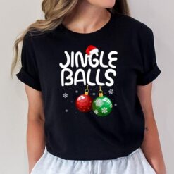 Jingle Balls Christmas Funny Matching Couple Chestnuts T-Shirt