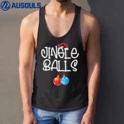 Jingle Balls Tinsel Tits Couple Funny Christmas Matching Tank Top