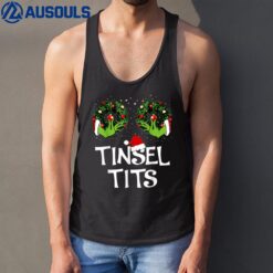 Jingle Balls Tinsel Tits Couples Christmas Matching Couple Ver 2 Tank Top