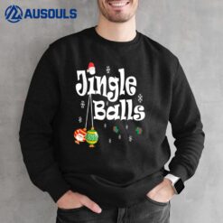 Jingle Balls Tinsel Tits Funny Christmas Matching Couple Tee Sweatshirt