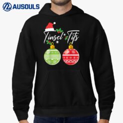 Jingle Balls Tinsel Tits Funny Christmas Matching Couple Hoodie