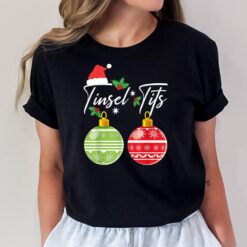 Jingle Balls Tinsel Tits Funny Christmas Matching Couple T-Shirt