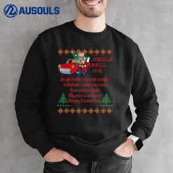 Jingle Bell Biden Xmas Santa Trump 4 Ugly Christmas Sweater Sweatshirt