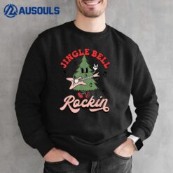 Jingle Bell Rockin Groovy Retro Christmas Xmas Tree Boy Girl  Ver 2 Sweatshirt