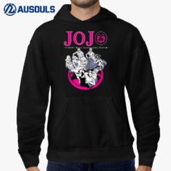 JoJo's Bizarre Adventure Season 4 Characters & Logo Hoodie