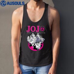 JoJo's Bizarre Adventure Season 4 Characters & Logo Tank Top