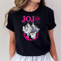 JoJo's Bizarre Adventure Season 4 Characters & Logo T-Shirt