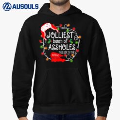 Jolliest Bunch Of A-holes Funny Family Christmas Cute Xmas Hoodie