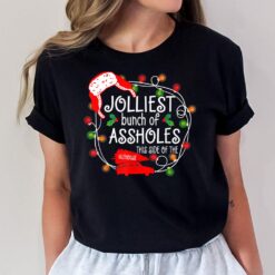 Jolliest Bunch Of A-holes Funny Family Christmas Cute Xmas T-Shirt