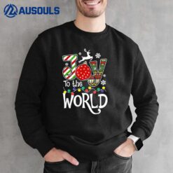 Joy To The World Light Merry Christmas Xmas Gift Sweatshirt