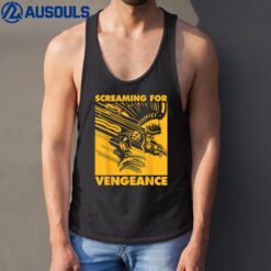 Judas Priest - Screaming For Vengeance Gold Square Tank Top