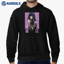 Junji Ito Tomie Purple Background Hoodie