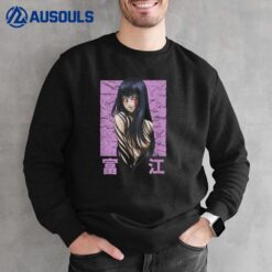 Junji Ito Tomie Purple Background Sweatshirt