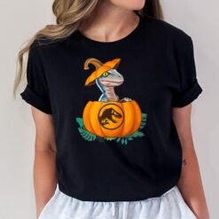 Jurassic World Halloween Dinosaur Pumpkin Logo T-Shirt