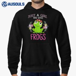 Just A Girl Who Loves Frogs - Frogs Lover Hoodie