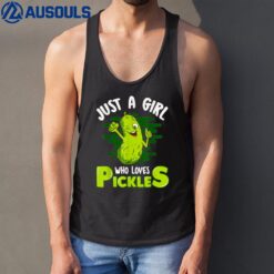 Just A Girl Who Loves Pickles s Pickle Gifts Women Tank Top