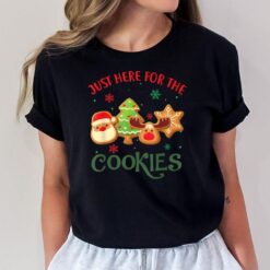 Just Here For The Cookies Funny Christmas Gifts for Kid Girl T-Shirt