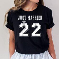 Just Married Wife Husband Matching  Honeymoon T-Shirt