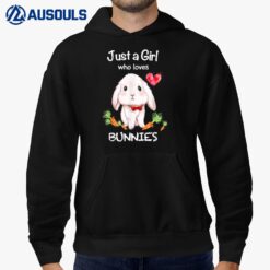 Just a Girl Who Loves Bunnies - Bunnies Rabbit Lover Owner Hoodie
