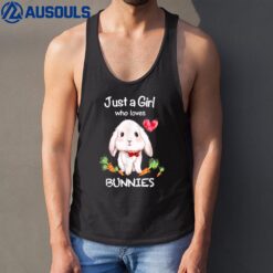 Just a Girl Who Loves Bunnies - Bunnies Rabbit Lover Owner Tank Top