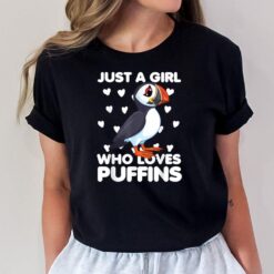 Just a Girl Who Loves Puffins T-Shirt
