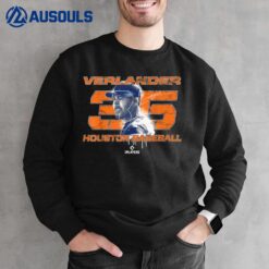 Justin Verlander Silhouette The Monarch Houston MLBPA Sweatshirt